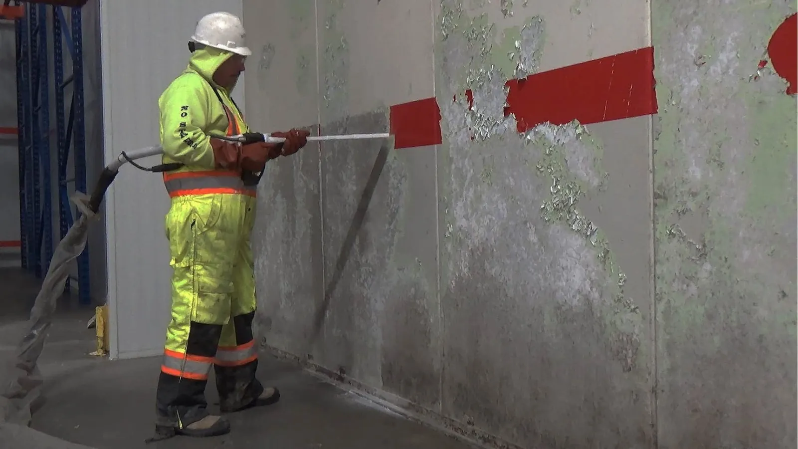 Dry ice blasting